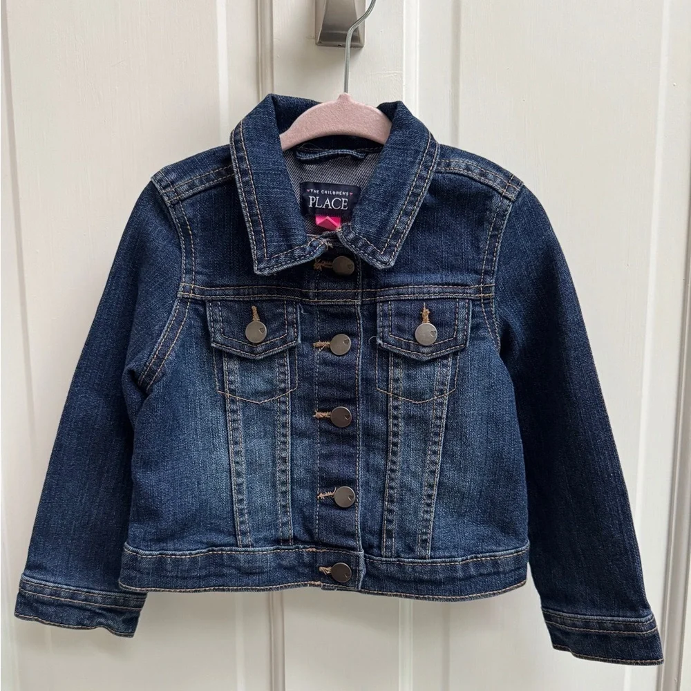 NWOT The Children’s Place 2T Girls Denim Jacket